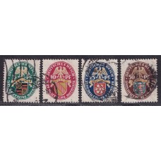 ALEMANIA 1926 Yv 390/3 SERIE COMPLETA FINAMENTE USADA 157 €